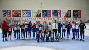 Samsunlu Short Track Sporcuları Erzurum’da Kampa Girdi