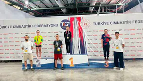 Cimnastikte Trabzon’dan Çifte Madalya