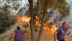 Ankara'da 250 Dönümlük Alan Alev Alev Yandı! Şüpheli Suçüstü Ele Geçirildi
