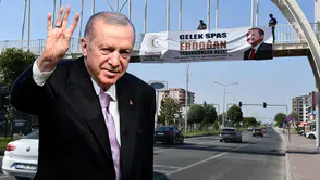 Erdoğan'a Teşekkür Pankartı: "Terörsüz Türkiye" Vurgusu ile Güçlü Destek!