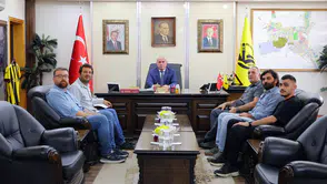 Arkeoloji Heyetinden Başkan Mete Memiş’e Ziyaret