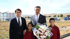 Erzurum Valisi Aydın Baruş Tekman'ı Ziyaret Etti