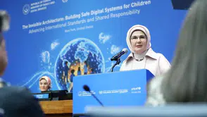 Emine Erdoğan BM'de dünyaya seslendi: Basit bir meseleye indirgeyemeyiz
