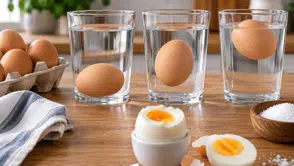 Yumurtalar hala taze mi" Bu basit test her şeyi açıklıyor