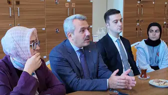 Rize Valisi Baydaş'tan eğitim vurgusu ve doğum günü kutlaması ziyareti