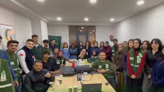 Dünya Gönüllüler Günü Erzurum Yeşilay'da kutlandı, iyilik ve insanlık vurgusu yapıldı