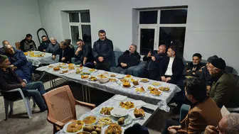 İspir'de Regaip Kandili'nde Birlik ve Beraberlik Sofrası Kuruldu