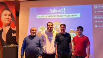 Artvin Yurdu’nda Kahoot Bilgi Yarışması Serisi Sürüyor