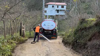 Arsin’de Temizlik Çalışmaları Aralıksız Sürüyor