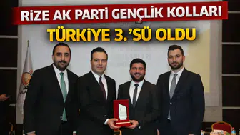 Rize AK Parti Gençlik Kolları, Kasım'da Türkiye 3.'sü Olmanın Gururunu Yaşadı