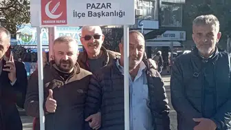 Yeniden Refah Partisi Pazar İlçe Başkanlığı Seçmenle Buluştu: Pazarda Gün Geçtikçe Büyüyoruz