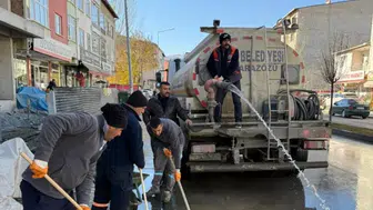 Oltu Belediyesi’nden Şehirde Bahar Temizliği Çalışması