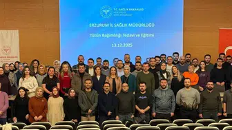 Erzurum'da Tütün Bağımlılığı Tedavisi Eğitimi Başarıyla Tamamlandı