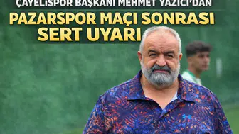 Çayelispor Başkanı Mehmet Yazıcı’dan Pazarspor Maçı Sonrası Sert Uyarılar