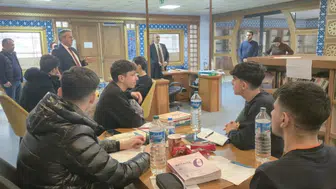 Güneysu’da Tatili Eğitime Çeviren Öğrencilerle Buluşma