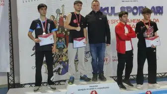 Farabi MTAL Öğrencileri Bilek Güreşinde Türkiye Şampiyonası Yolunda