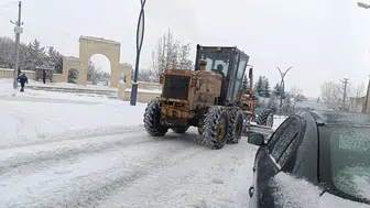 Aşkale’de Yoğun Kar Yağışı Sonrası Saha Çalışmaları Aralıksız Sürüyor