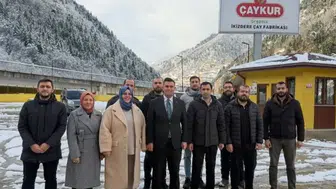 Kaymakam Yaylacı’dan İkizdere Organik Çay Fabrikasına Ziyaret