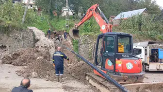 Düzköy Çayırbağı Mahallesi’nde İçme Suyu Hattı Yenileniyor