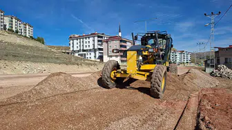 Bayburt Şingah Mahallesi Paşa Caddesi’nde Yol Çalışmaları Sürüyor