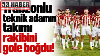 Trabzonlu Teknik Direktör, Takımının Rakibini Gollere Doyurdu!