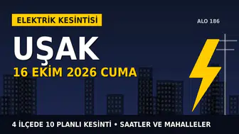 16 Ekim Cuma Günü Uşak’ta Elektrik Kesintisi: OEDAŞ, 4 İlçede Planlı Kesintilere Gidecek! Saatler Belli Oldu!