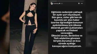 Hande Erçel Hakkındaki İddialara Yanıt Verdi: Ülkeme Dönüp İfade Vereceğim