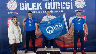 KTÜ Öğrencisi Toygar Arslan Türkiye Bilek Güreşi Şampiyonu Oldu
