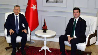 Trabzon Valisi Tahir Şahin’den Ortahisar Belediye Başkanı Ahmet Kaya’ya İade-i Ziyaret