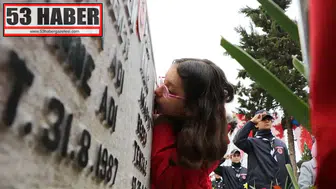 Samsun'da 18 Mart anısına şehitlikte duygusal tören düzenlendi, vatan sevgisi bir kez daha vurgulandı.