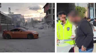 Drift yapan sürücüye ağır yaptırım