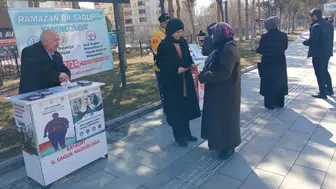 Bayburt'ta Ramazan'da Sağlık Programı ile Farkındalık Etkinliği Düzenlendi