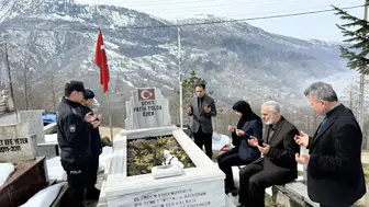 Geyikli Mahallesi’nde Şehit Kabirleri ve Ailelerine Ziyaret