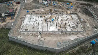 Rize'de Çorapçılar Yerleşkesi Atölye Binası inşaatı hızla devam ediyor