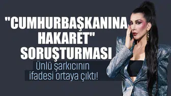 Ünlü Şarkıcının 'Cumhurbaşkanına Hakaret' Soruşturmasındaki İfadesi Gün Yüzüne Çıktı!