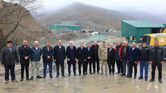Başkan Memiş’ten Kop Köyü’ndeki Krom Zenginleştirme Tesisine Ziyaret