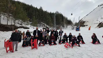 Hafız Öğrenciler Palandöken'de Kayak ve Sporla Eğlendi, Moral Buldu