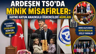 Ardeşen TSO’da Minik Misafirler: Hayme Hatun Anaokulu Öğrencileri Ağırladı