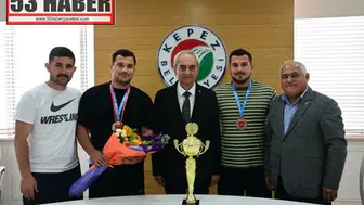 Kepez Pehlivanları, Başkan Kocagöz ile Buluştu!
