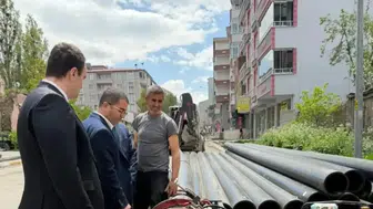 Kağızman'daki Altyapı ve Kaldırım Çalışmalarının Yerinde Değerlendirilmesi Gerçekleştirildi