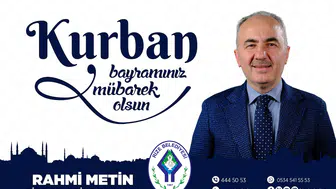 RİZE BELEDİYESİ KURBAN BAYRAMI TEBRİĞİ