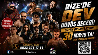 Rize'de LFC Fight Night: Dövüş, müzik ve adrenalin dolu gece 30 Mayıs'ta!