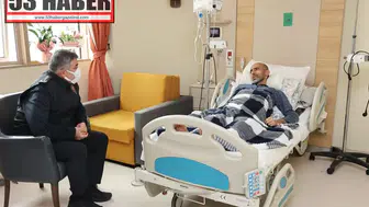 Erzurum İl Emniyet Müdürü Onur Karaburun’dan Hastanedeki Polis Memuruna Ziyaret