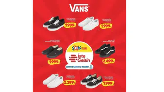 Tarzını sokağa yansıt: Dünyaca ünlü Vans ayakkabılar ŞOK avantajıyla bugün geliyor!