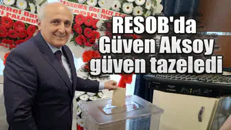 Güven Aksoy, Rize Esnaf ve Sanatkarlar Odası Başkanlığı'na yeniden seçildi!