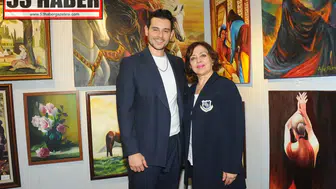 Cem Belevi annesi Enise Belevi'ye İzmir'de destek verdi