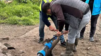 Hayrat'ta İçme Suyu Altyapısı Güçlendirildi, 1000 metre Şebeke Hattı Tamamlandı!