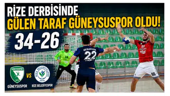 Rize Derbisinde Gülen Taraf Güneysuspor Oldu: 34-26