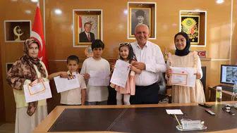 Kendirli Belediye Başkanı Öğrencilerin Karne Sevincine Ortak Oldu
