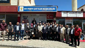 AK Parti Erzurum Teşkilatında Birlik Mesajı: Çat İlçe Başkanlığına Ziyaret